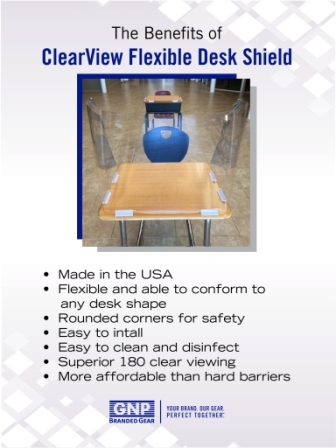 ClearView Flexible Desk Shield Benefits