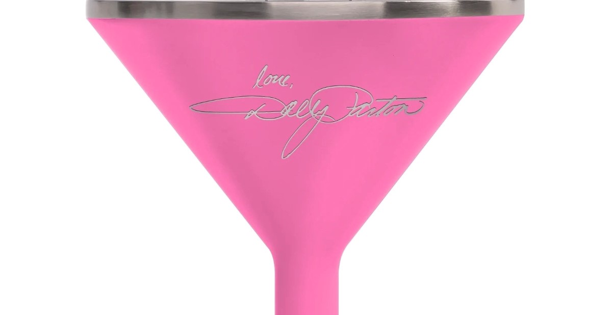 Dolly Parton Martini Glass